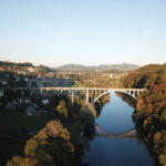 Halenbruecke im Herbst